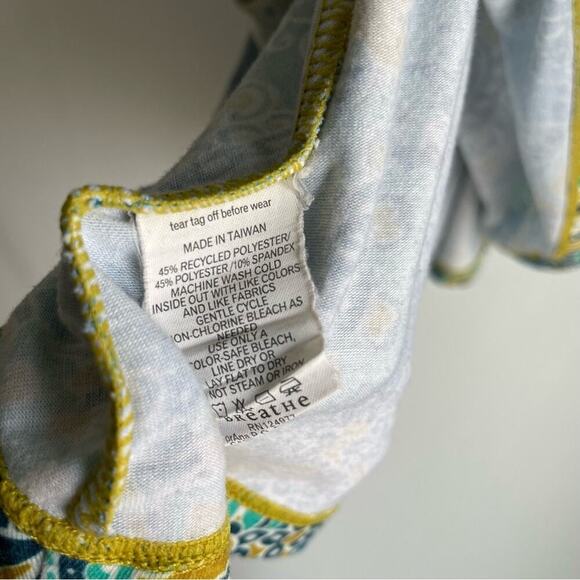 Prana Breath Nadia cafe length sleeve style faux wrap paisley print dress Small - Picture 10 of 10